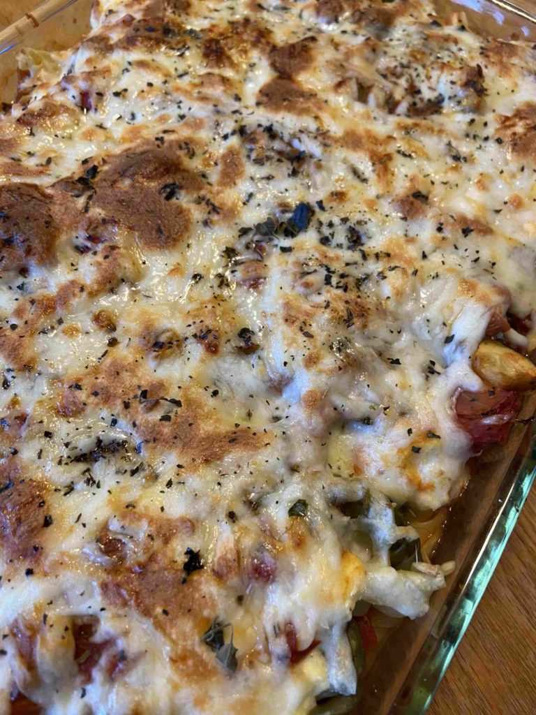Forget the Meat Italian Vegetarian Pasta Bake · Jess in the Kitchen