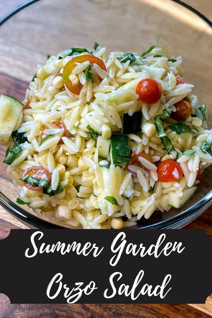 Summer Garden Orzo Salad