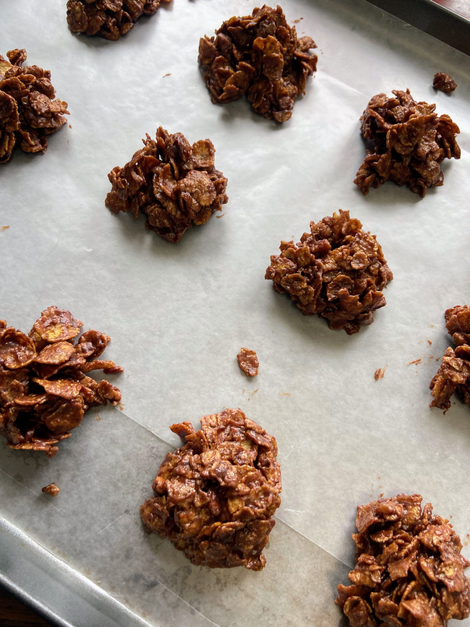 Caramel Cornflake No-Bake Cookies - Coco and Ash