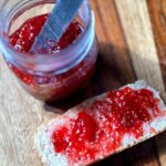 Cherry Raspberry Gooseberry Jam on Toast