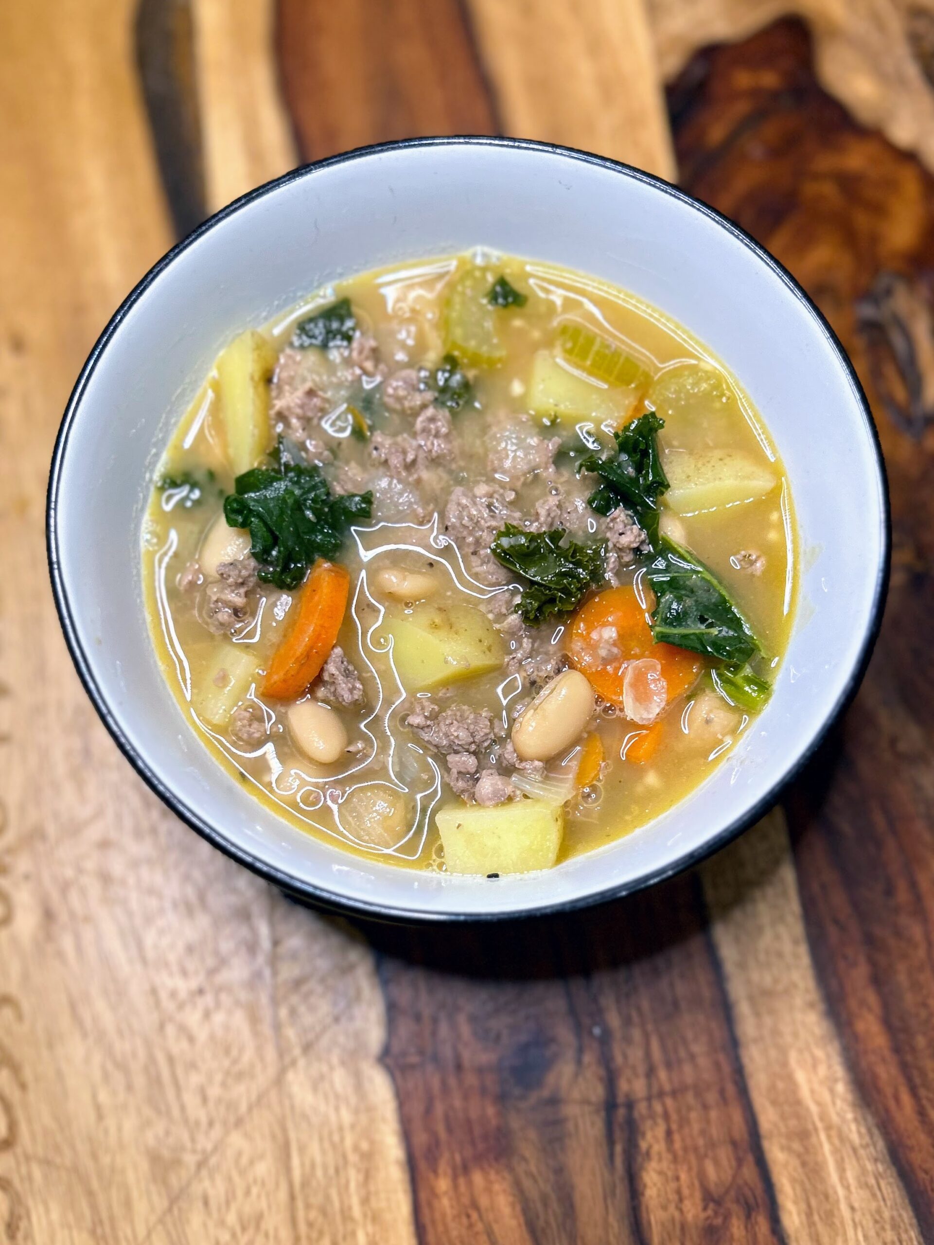 Homemade Roast Lamb Soup - Gluten Free Homestead